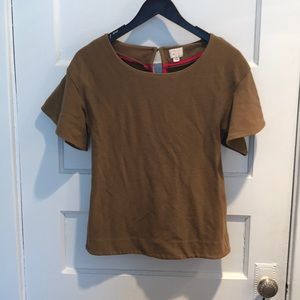 Anthropologie T-shirt, floaty sleeves.